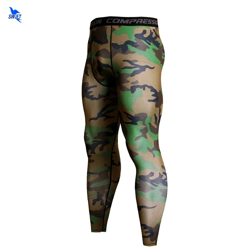 CamSolomon-Pantalon de compression &agrave; s&eacute;chage rapide pour homme, collant de course, football, d'entra&icirc;nement, fitness,