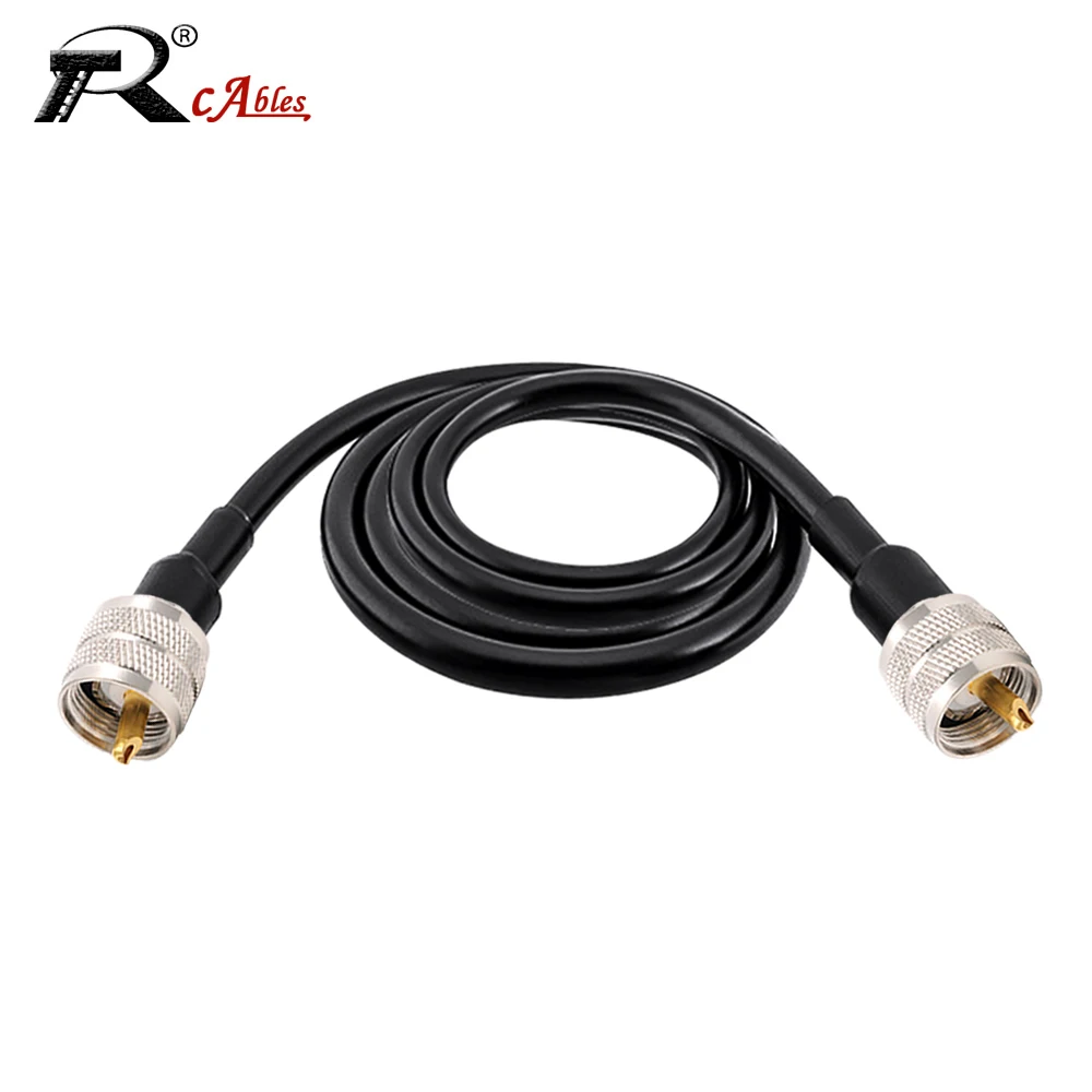 Cabo 50ohm 507 Pl259 Uhf Macho para So239 Uhf Fêmea Pigtail Jumper Presonto Antena de Rádio Cabo de Extensão rf Conector Coaxial Lmr400