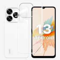 For UMIDIGI A15 Case Clear Soft Silicone Cover Phone Cases For UMIDIGI A15C Transparent Shockproof Coque For Umidigi A15 Fundas 1