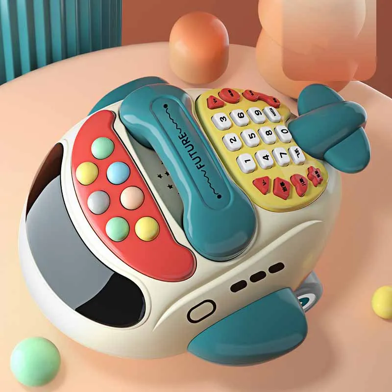 dessin animé bébé téléphone bébé jouets téléphone bébé téléphone jouet  dessin animé simulé fixe