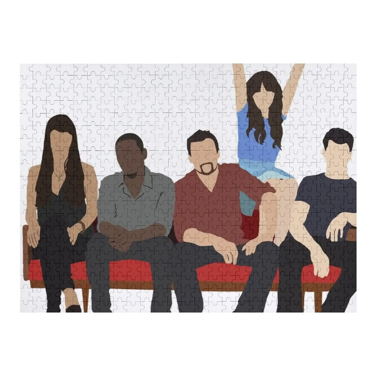 

New Girl Crew Jigsaw Puzzle Custom Wooden Gift Custom Child Puzzle