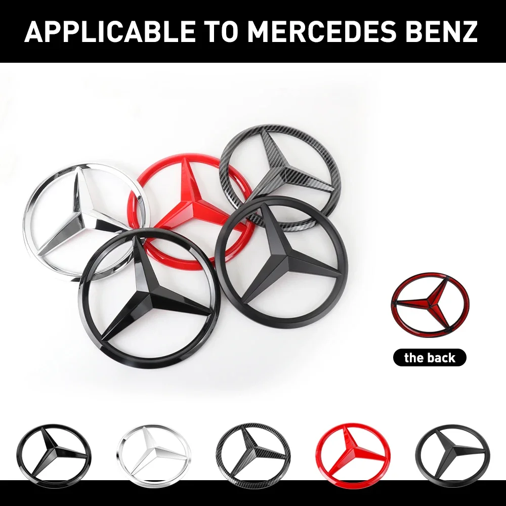 메르세데스 벤츠 GLA GLB AMG GLS G C E GLE GLB A AMG 커버 장식 액세서리용 18.8 자동차 전면 그릴 대형 배지 데칼