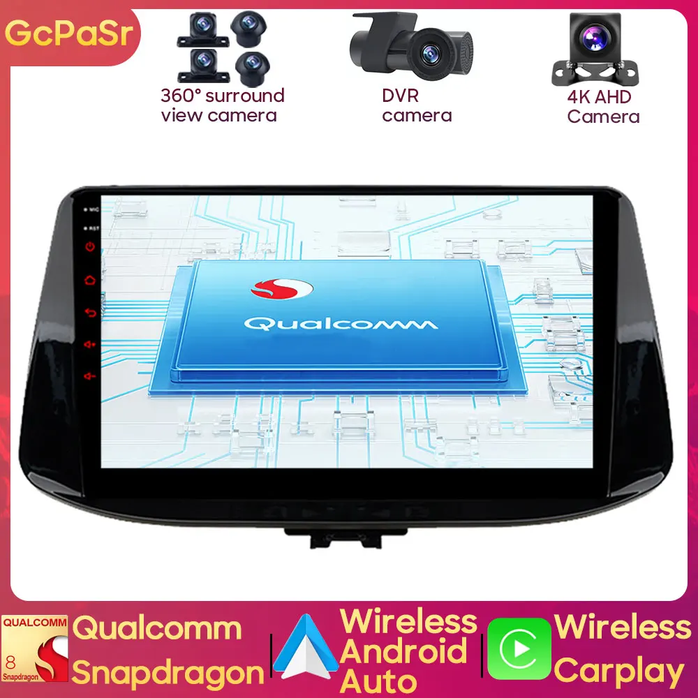 

Qualcomm Snapdragon Car Radio Multimedia Player For Hyundai i30 2017 - 2018 Navigation GPS Wireless Carplay Android Auto 4G WIFI