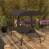 Tellis Outdoor Steel Converting Patio Swing Canopy Hammock with Cushions / Outdoor Swing Bed 6