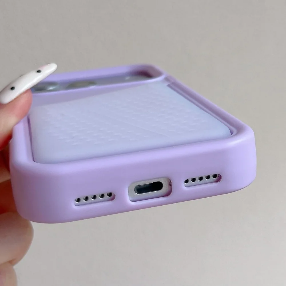 Soft Silicone Phone Case with Card Holder - Shockproof Protective Cover