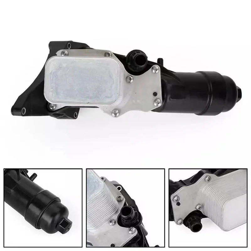 Engine oil cooler oil filter housing for BMW F20 F23 F22 F34 F31 F36 F33 F32 G32 G12 G02 118i 120i 125i 218i 220i 11428596283
