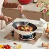 Slotted Spatulas Slotted Spatulas Fish Flipper Turner Nonstick Wooden Handle Beefsteak Shovel For Grilling Flipping Frying 3