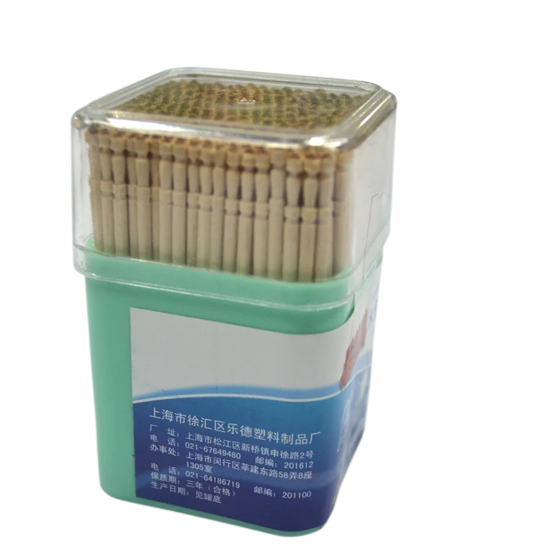 Toothpick Set wooden toothpicks natural wood disposable tooth picks round head not too sharp toothpick set toothpicks set