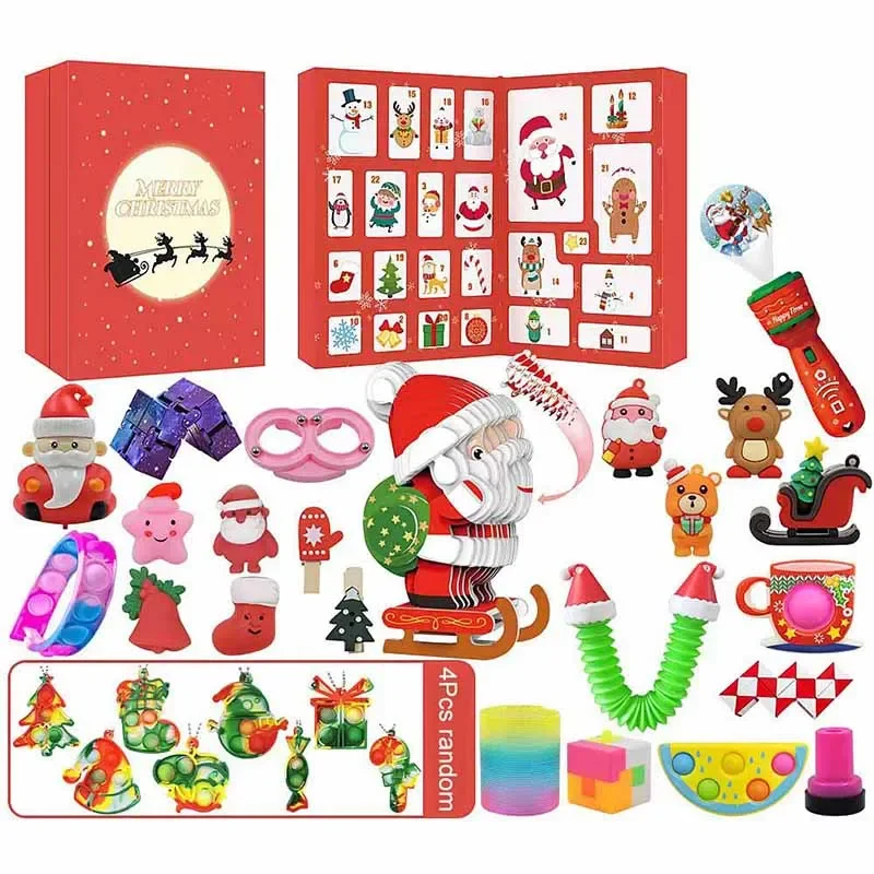 Calendrier De L'Avent Fidget Toys – 24 Jouets Sensoriels Pour Attendre Noël En S'amusant !