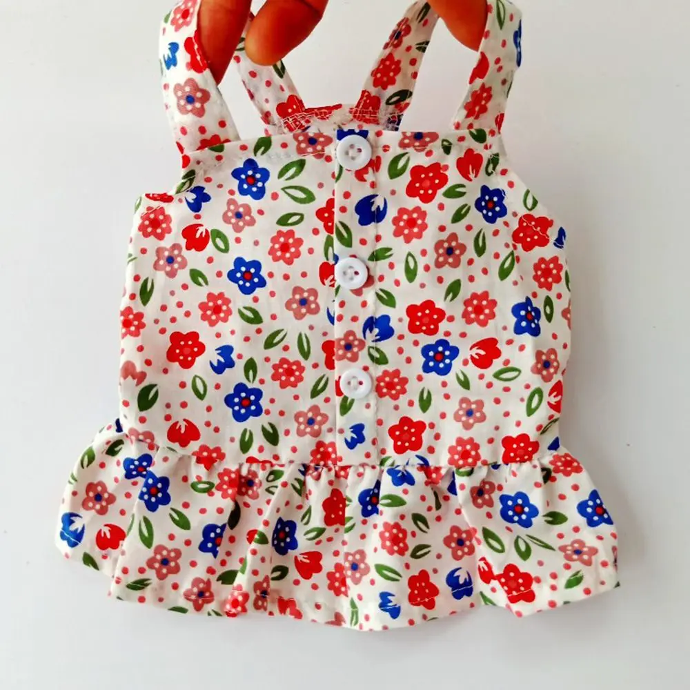 Cute Floral Sling Pet Supplies Puppy For Small Dog Sunscreen Dog Skirts Puppy Clothes Pet Costume Dress