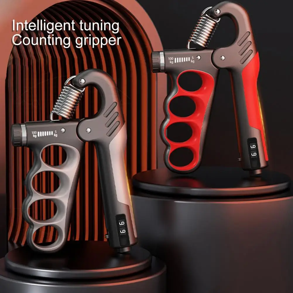 Handgrip Trainer Verstellbar 5-100kg | Unterarm Krafttrainer Mit Zähler | Für Fitness & Rehabilitation