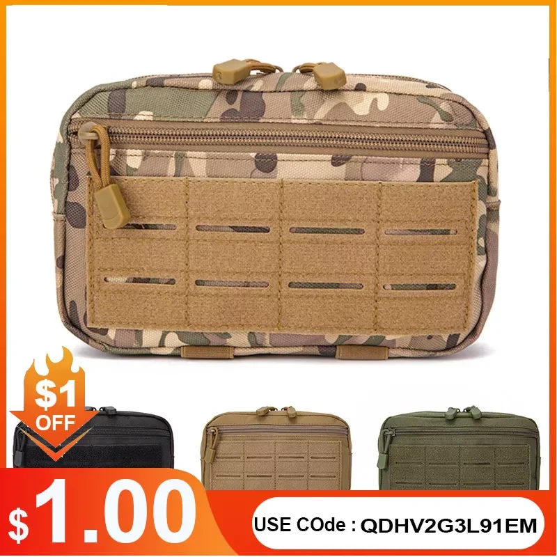 

EDC Utility Pouch Outdoor Dump Drop Pouch Medical Bags Phone Pouches MOLLE Pouch Multi-Purpose Compact Tactical Waist Bags