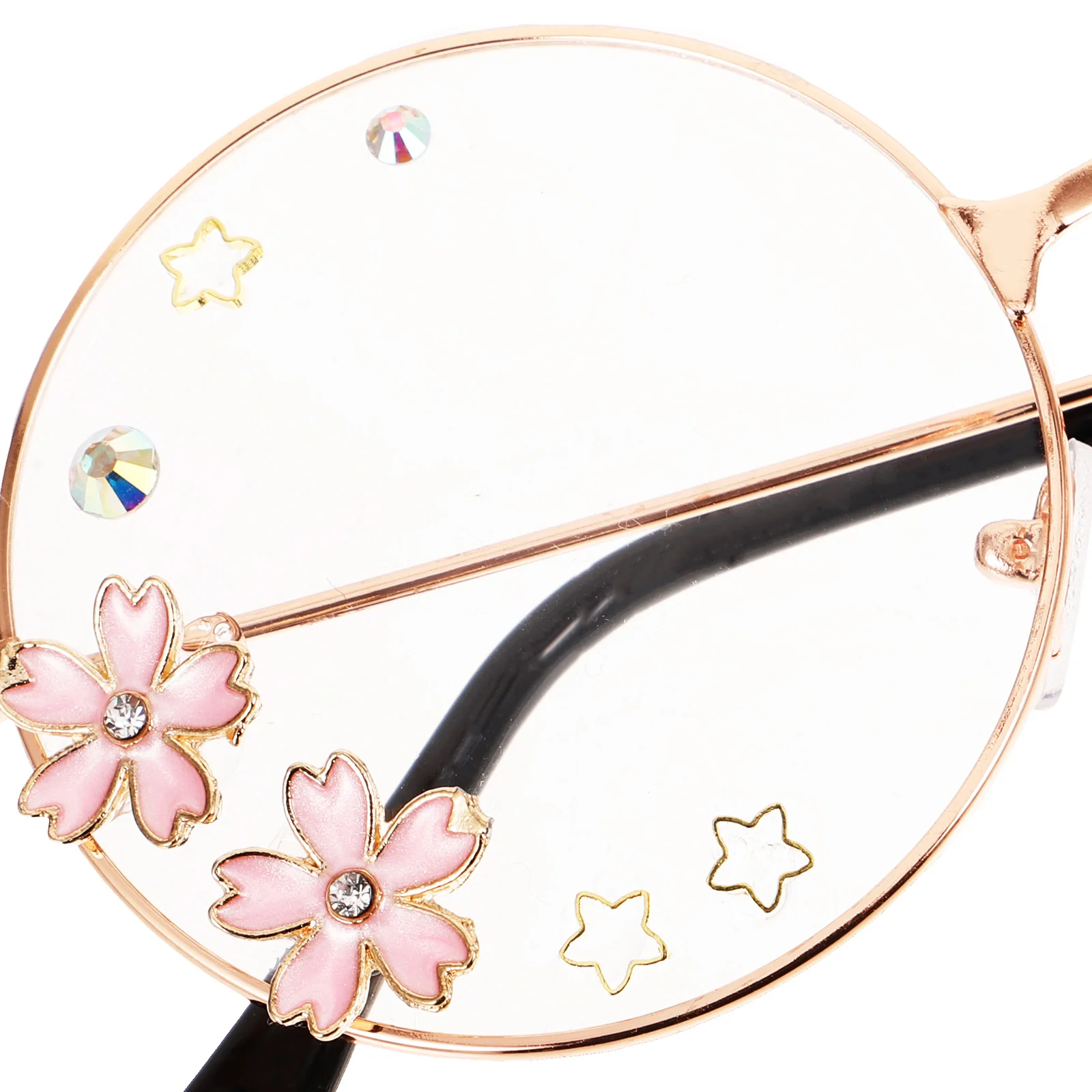 Wings Glasses Retro Chain Steampunk Eyeglasses Frame Kawaii Accessories Lolita Costumes Women Fashion Headwear