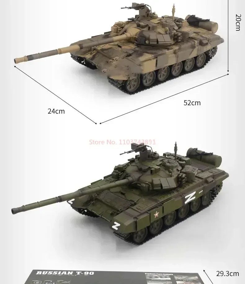 Sc03cf914a6aa4d39947a1f5cf80bf187g [업그레이드 버전] HENG LONG 1/16 7.0 메탈 러시아 T 90 메인 스테이션 탱크 RC 탱크 모델 3938 360도 포탑 투칸 시뮬레이션 모델 TH17847 SMT8