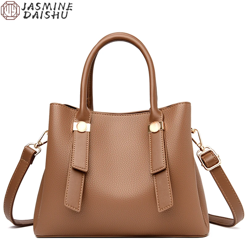 

Womens 2022 New Brand Designer Casual Tote Bag Large Capacity Ladies Lychee Pattern Luxury One Shoulder Messenger Bag Sac A Main