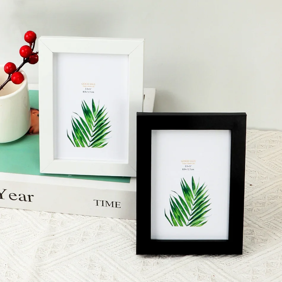 Wood Photo Frame Wood Small Photo Frame Wall Hanging Plexiglass 9X13 10x15 13X18 15X20cm wooden Picture Frame Pictures Photo Decor