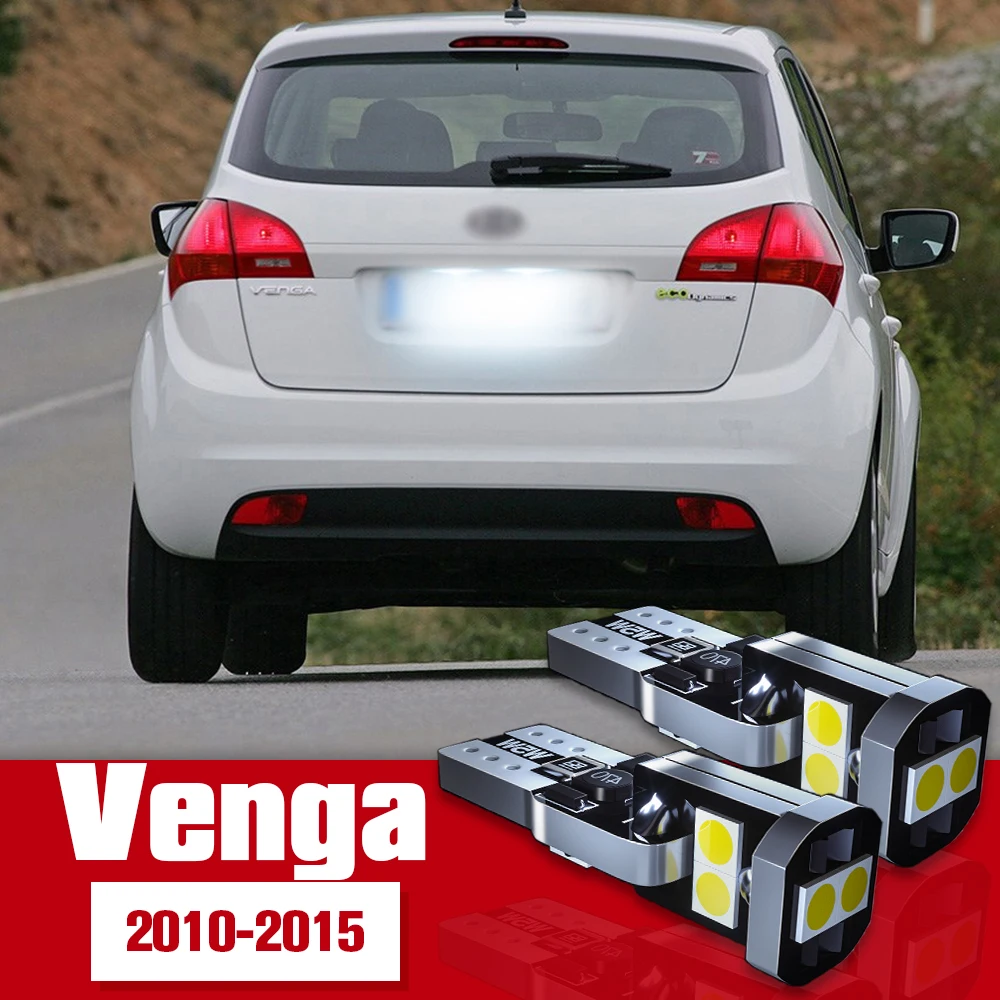

2pcs License Plate Light Accessories LED Bulb Lamp For Kia Venga 2010 2011 2012 2013 2014 2015