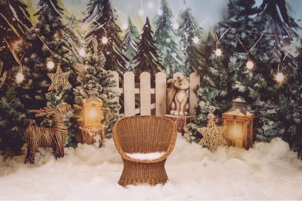 Photo Backdrop Photo Wallpaper Party Decoration Covers Christmas Tree Party Backdrop Fireplace Window For Photo Studio