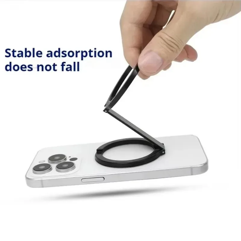 360° Rotating Finger Ring Stand – Foldable Double Sided Magnetic Phone Holder For Iphone 16/15/14/13/12 Pro Max, Alina Gadgets