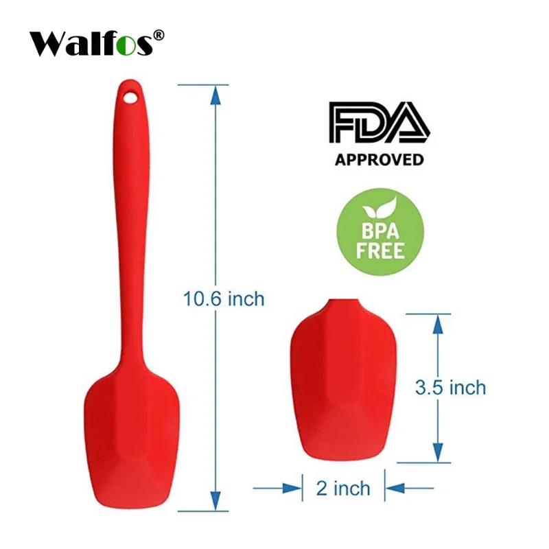 Silicone spatula Baking tools Cake scraper 21/28cm Long Handle Cream Butter Cake Spatula Mixing Batter Baking Scraper Brush Dough Mixer Kitchen Accessories