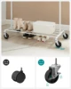 SONGMICS Heavy-Duty Clothes Rack, Clothing Rack for Hanging Clothes, Industrial Garment Rack on Wheels, Metal Frame 4