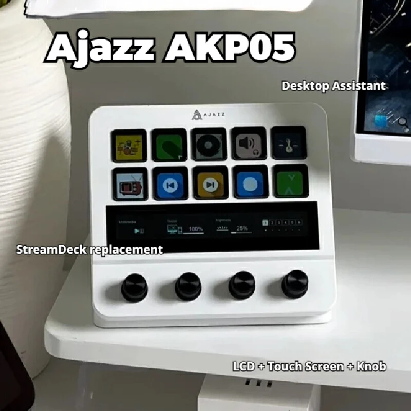 Ajazz Akp05 デスクトップヘルパー株式取売ライブストリーミング