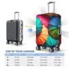 Colourful Umbrella Pattern Suitcase Cover 3d Design Business Protector Vacation Useful Luggage Supplies 6