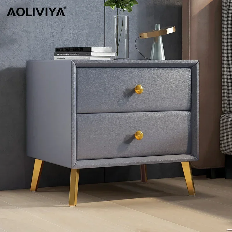 

SH AOLIVIYA Bedside Table Modern Minimalist Practical Bedside Table Simple Storage Cabinet Bedroom Storage Small Cabinet