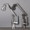1080 Degree Swivel Faucet Robotic Arm Faucet 360 Degree Rotation Mechanical Arm Kitchen Faucet Bathroom Faucet for Kitchen Sink 3