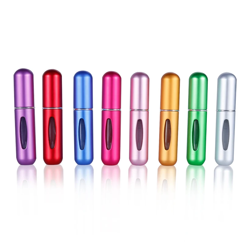 Perfume Bottle 5ml Refillable For Cosmetics Spray Bottling Dispenser Press Head Portable Travel