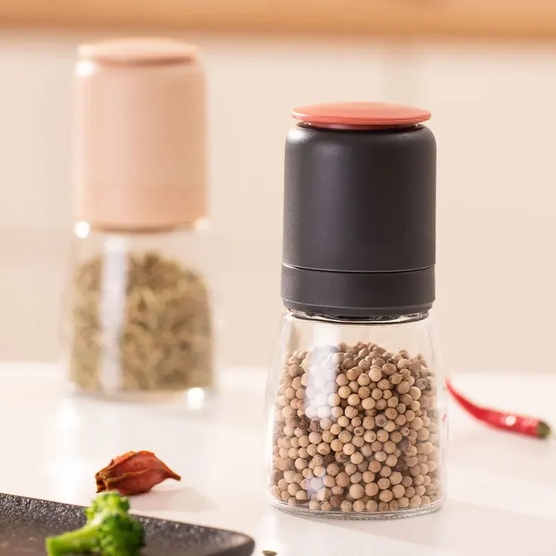 후추 연마기 수동 후추 커피 연마기, 유리 후추 밀 그라인딩 병, 조미료 및 조미료 병