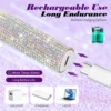 Mini Handheld UV LED Nail Lamp With Diamonds Portable Nail Dryer For Curing Gel Polish With Display Manicure Machine 5