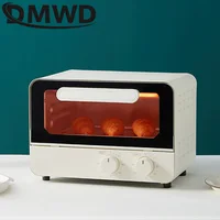 DMWD 12L Electric Oven Multifunctional Mini Baking Oven 800W Household Bread Pizza Baking Machine Double Knob Timing 220V 2