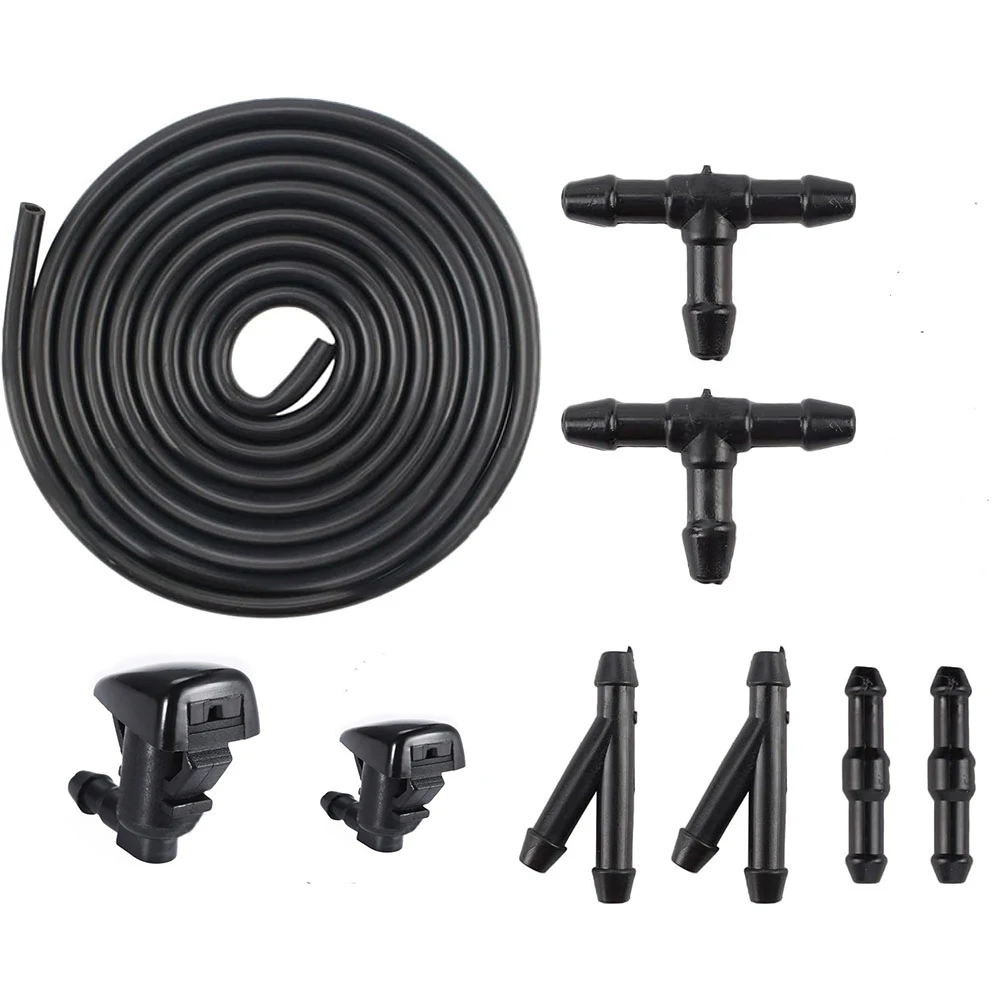 

Enhance Visibility with Car Windshield Wiper Washer Spray Nozzle Hose Set for Jeep 68260443AA Easy Installation