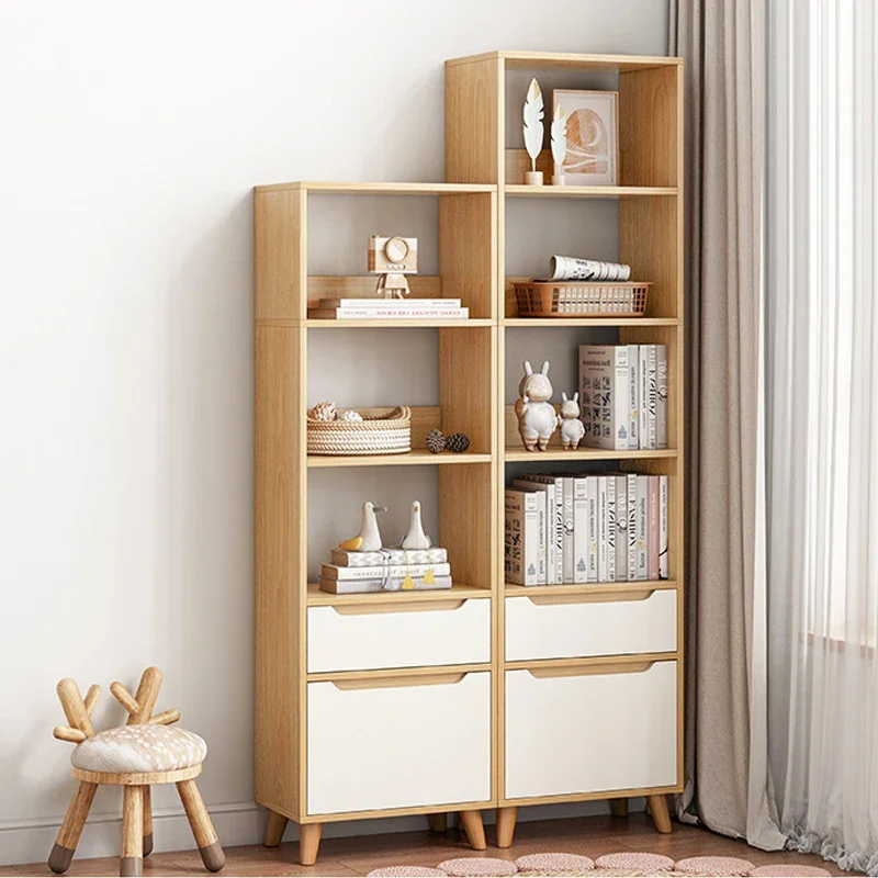 Minimalista Mobile Librerie Organizzatore Moderno Libreria In Legno Credenze Libreria Display Profumo Etagere Rangement Mobili