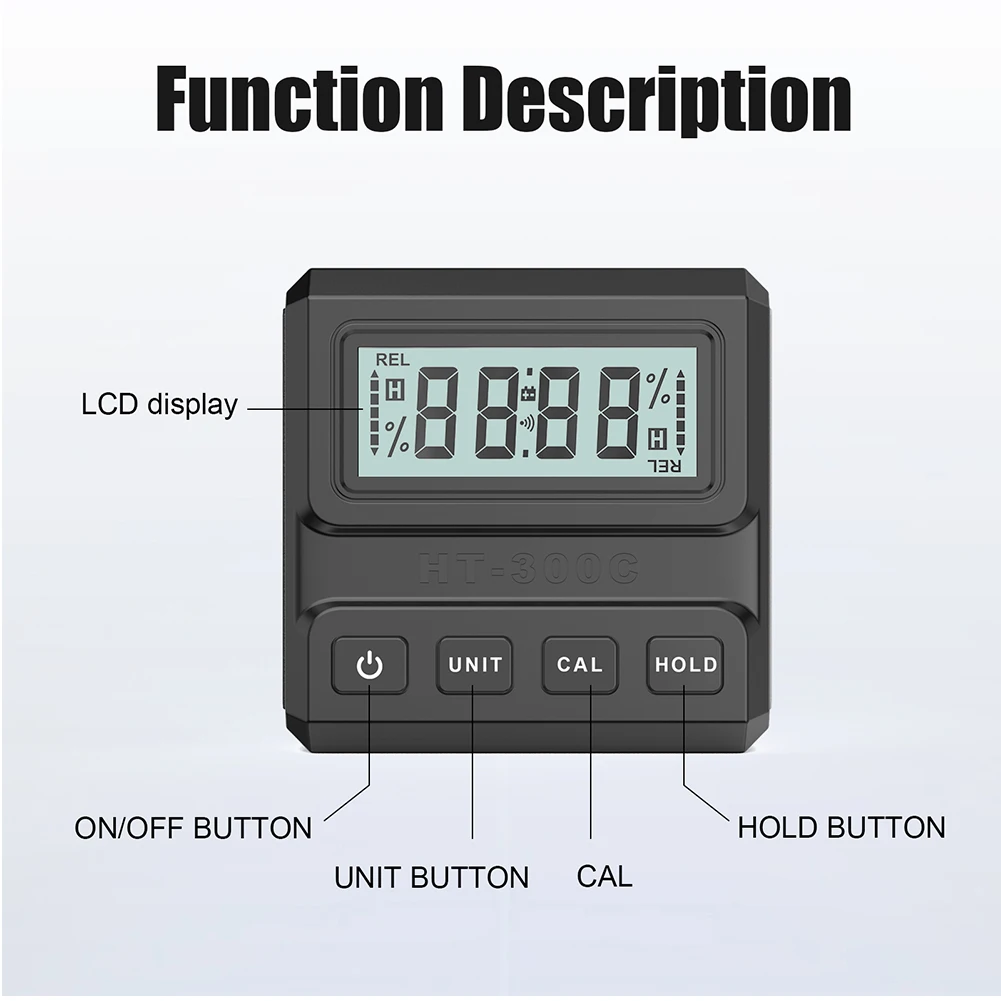 Digital Protractor 4*90° Angle Finder Gauge With Magnetic Base Electronic Inclinometer Angle Bevel Tester Measurement Box