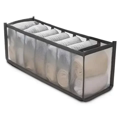 

Underwear Bra Organizer Boxes, Wardrobe Drawer Divider, Clothes Storage Box for Folding Panty Scarfs Socks