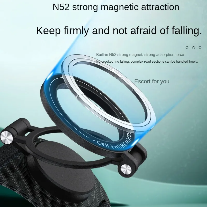 Magnetic Phone Holder with Wrist Strap and Foldable Design