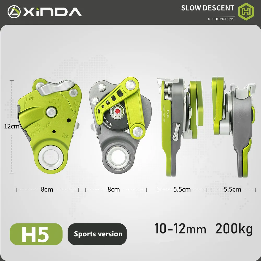 Xinda Climbing Descender Outdoors Fall Arrester For Safety