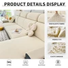 Stretch Jacquard Individual Seat Cushion Covers Sofa Covers for Living Room Couch Cover Furniture Protector Washable Removable 4
