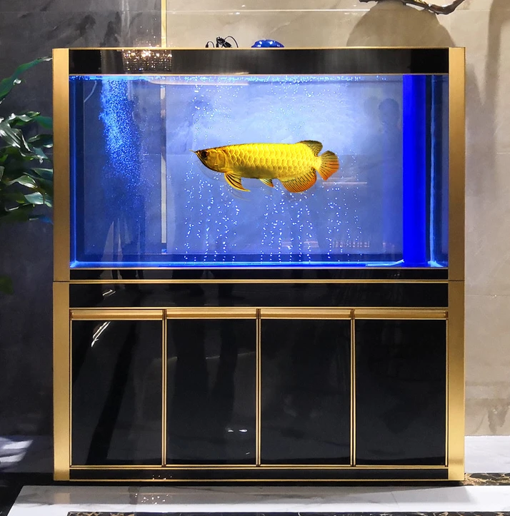 

Screen fish tank living room water-free ecological ultra-white glass bottom filter household large