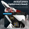 RC Plane Aero Jet Dron Remote Control Airplane 2.4G 8K Dual Camera Fighter Hobby Plane Glider Airplane Foam RC Drone drop ship 3