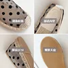 summer breathable polka dot espadrilles women round toe air-mesh slip on loafers slides mules female cozy fisherman moccasins 2