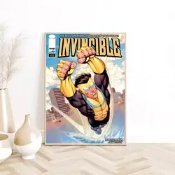 Superhero Animation Series Art Poster - Waterproof Self - Adhesive Comic Sticker - 50X70cmNoframe (Black4)