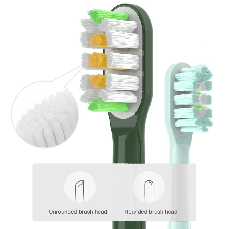 Description Picture 6 of item10pcs for SOOCAS X3/X3U/X5 Copper Free Replacement Toothbrush Heads Sonic Electric Tooth Brush Nozzle Heads Smart Brush Head