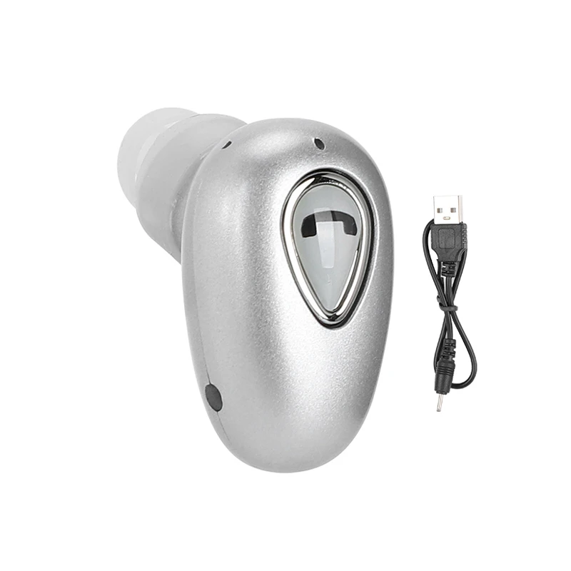 Compact Invisible Wireless Bluetooth Earbuds - HiFi Stereo Sound & Built-in Mic