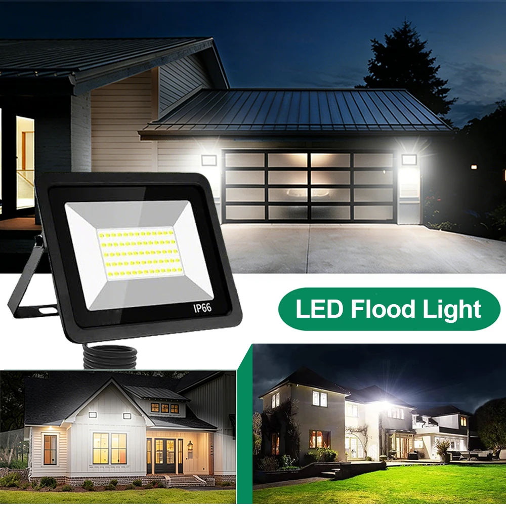 Enhanced Outdoor LED Motion Sensor Floodlight – Waterproof Wall & Garden Spotlight