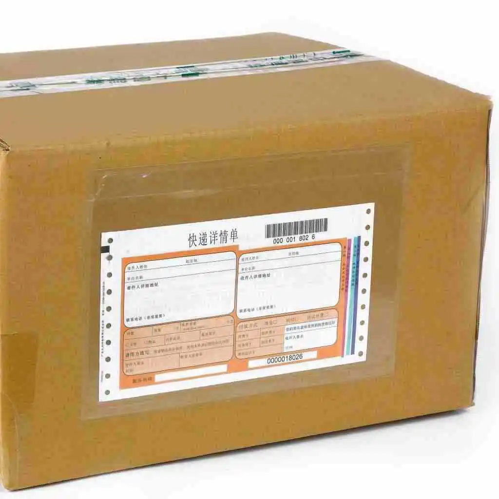 PATIKIL 4,5x5,5 Busta Trasparente per Lista di Imballaggio, 100pz in Plastica Impermeabile Autoadesiva per Etichette di Fatturazione per il Trasporto, Trasparente PATIKIL 4,5x5,5 Busta Trasparente per Lista di Imballaggio, 100pz in Plastica Impermeabile Autoadesiva per Etichette di Fatturazione per il Trasporto, Trasparente