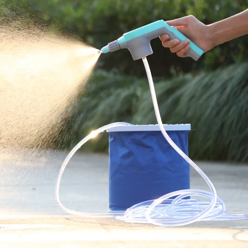 Water Gun Multifunction Portable Water Sprayer Gun Kit Water Pipe Car Washing Cleaning Gun Sprayer for Car Auto Garden Watering
