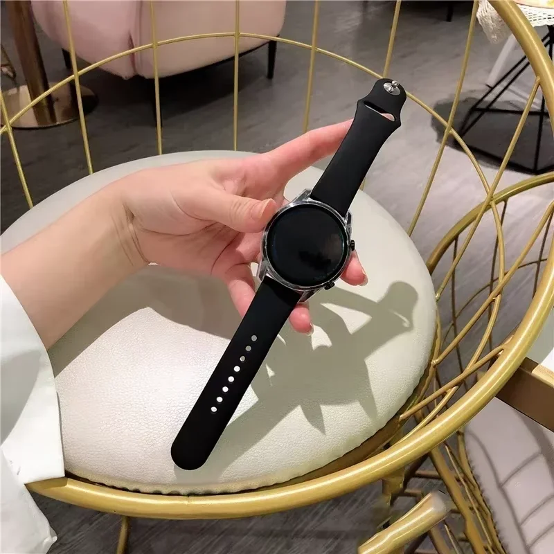 Silicone Sports Strap, 20mm - Replacement Watchband Bracelet Accessories